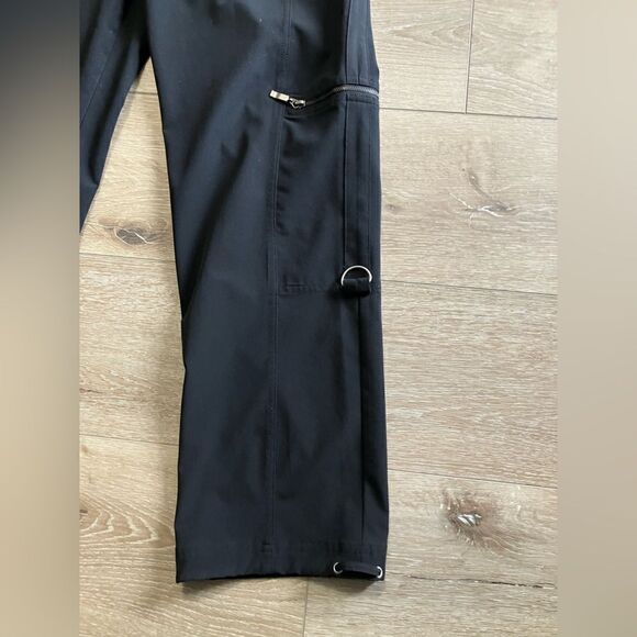 Zynergy by Chico’s Black Performance Athleisure Pants Sz Small - Picture 2 of 6